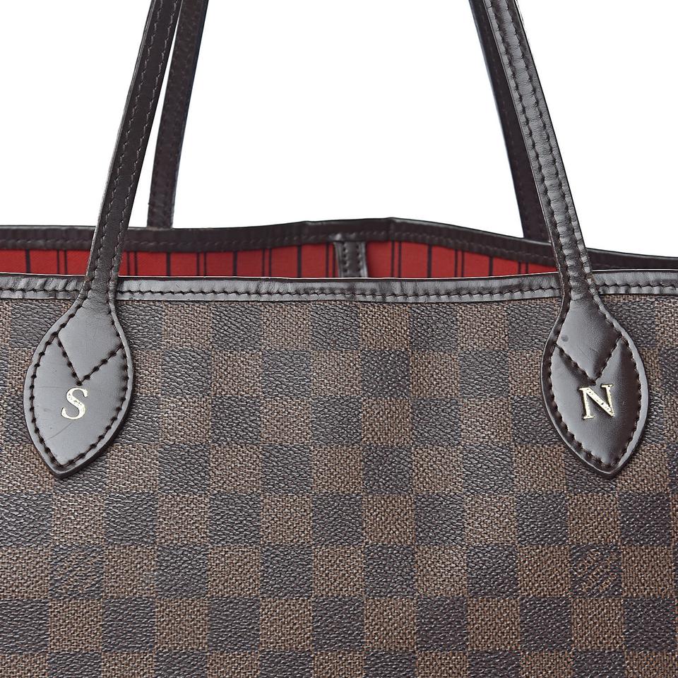 Louis Vuitton Neverfull Damier Ebene Gm Brown Canvas Tote
