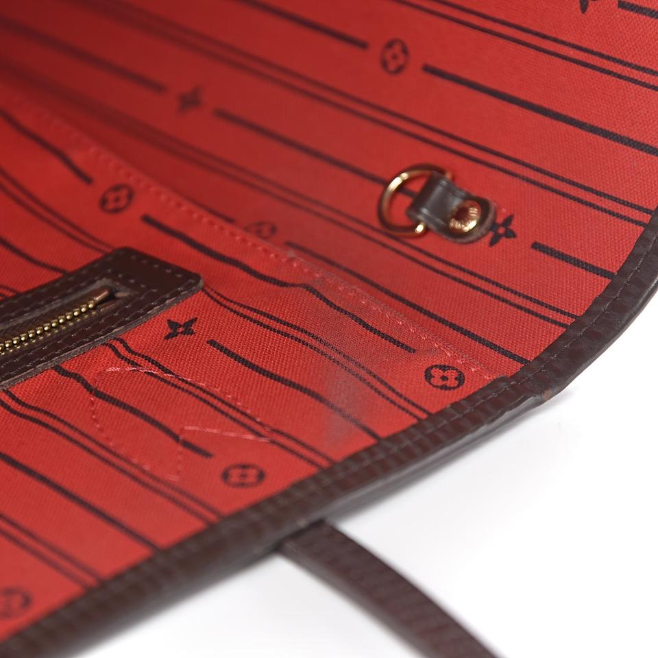 Louis Vuitton Neverfull Damier Ebene Gm Brown Canvas Tote