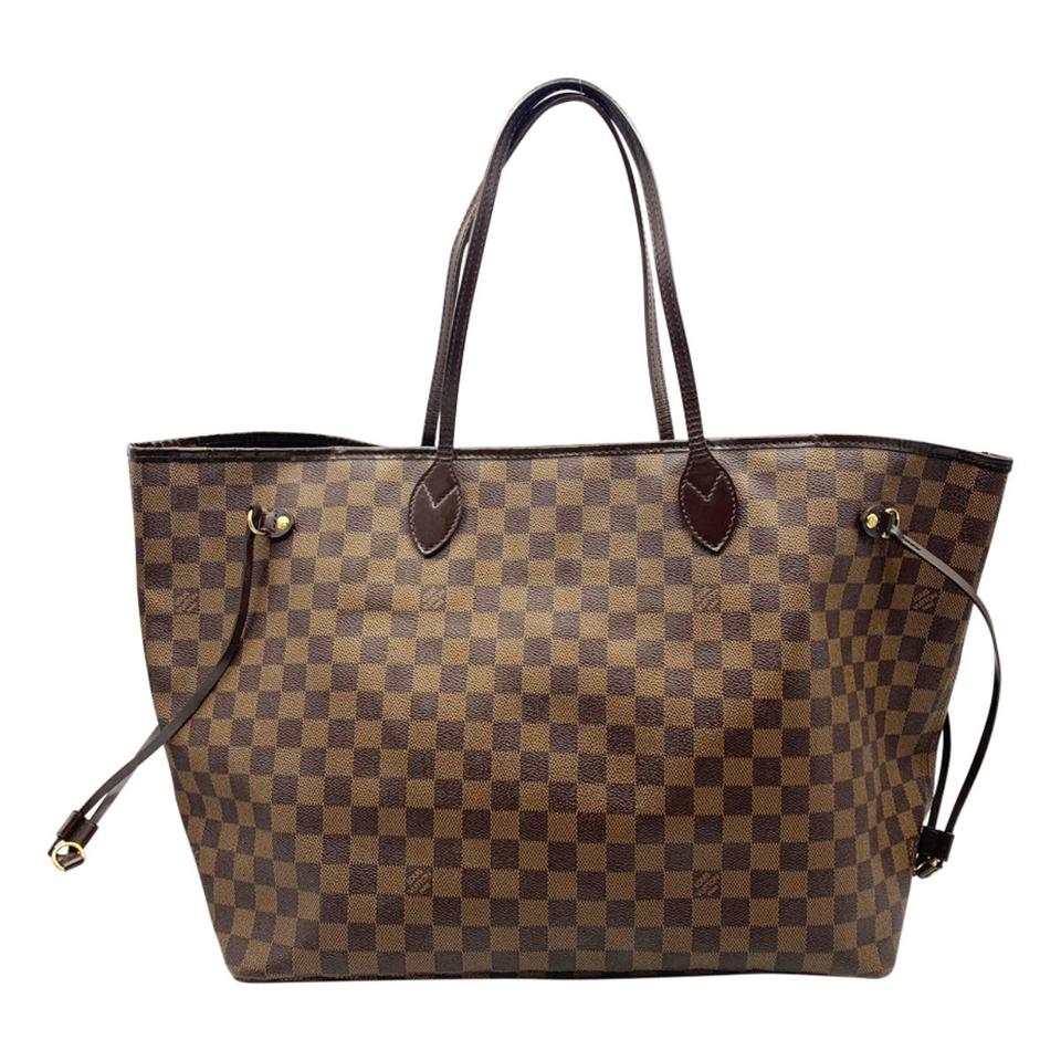 Louis Vuitton Neverfull Gm Brown Damier Ébène Canvas Tote