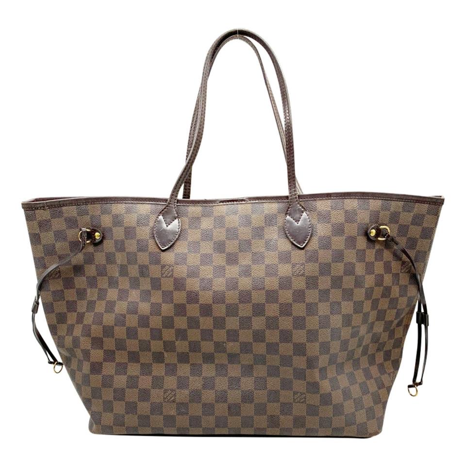 Louis Vuitton Neverfull Gm Brown Damier Ébène Canvas Tote