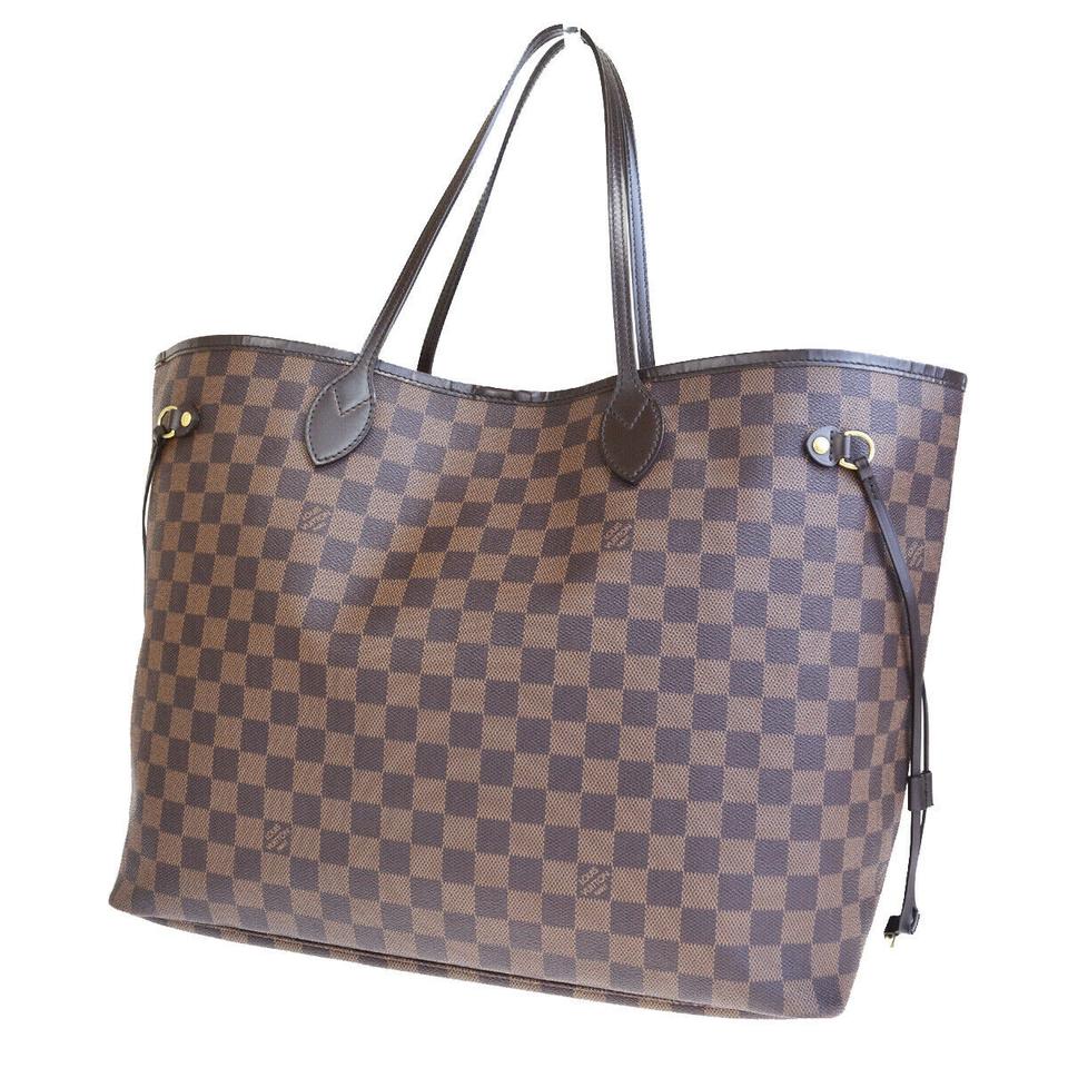 Louis Vuitton Neverfull Gm Brown Damier Ébène Canvas Tote
