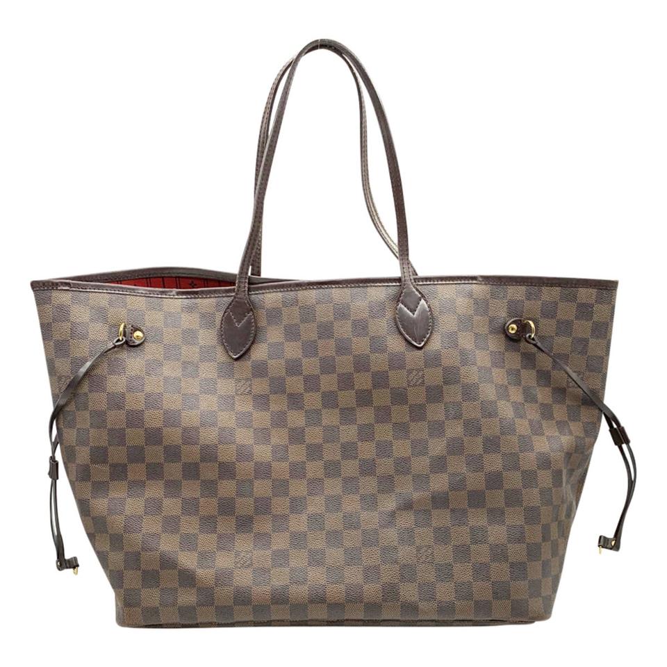 Louis Vuitton Neverfull Gm Brown Damier Ébène Canvas Tote