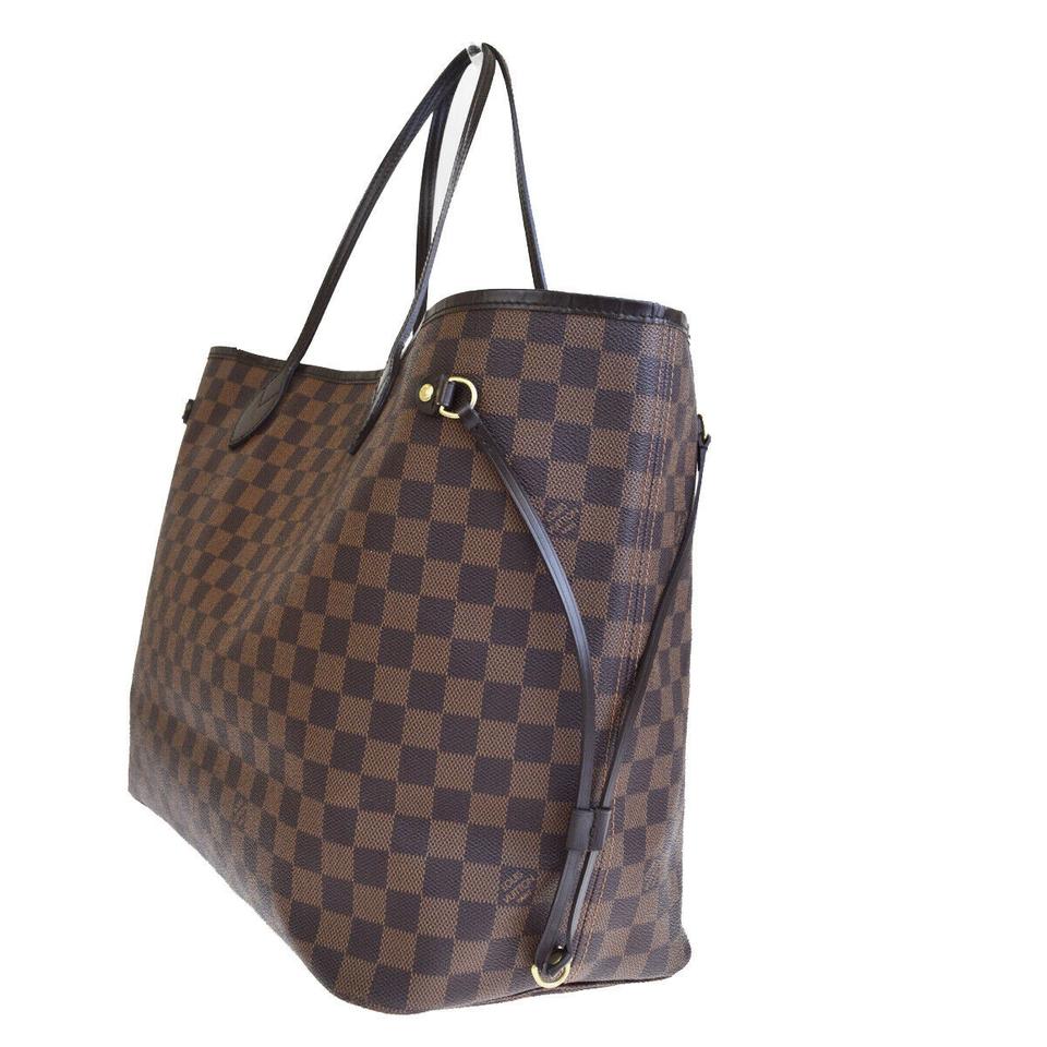 Louis Vuitton Neverfull Gm Brown Damier Ébène Canvas Tote