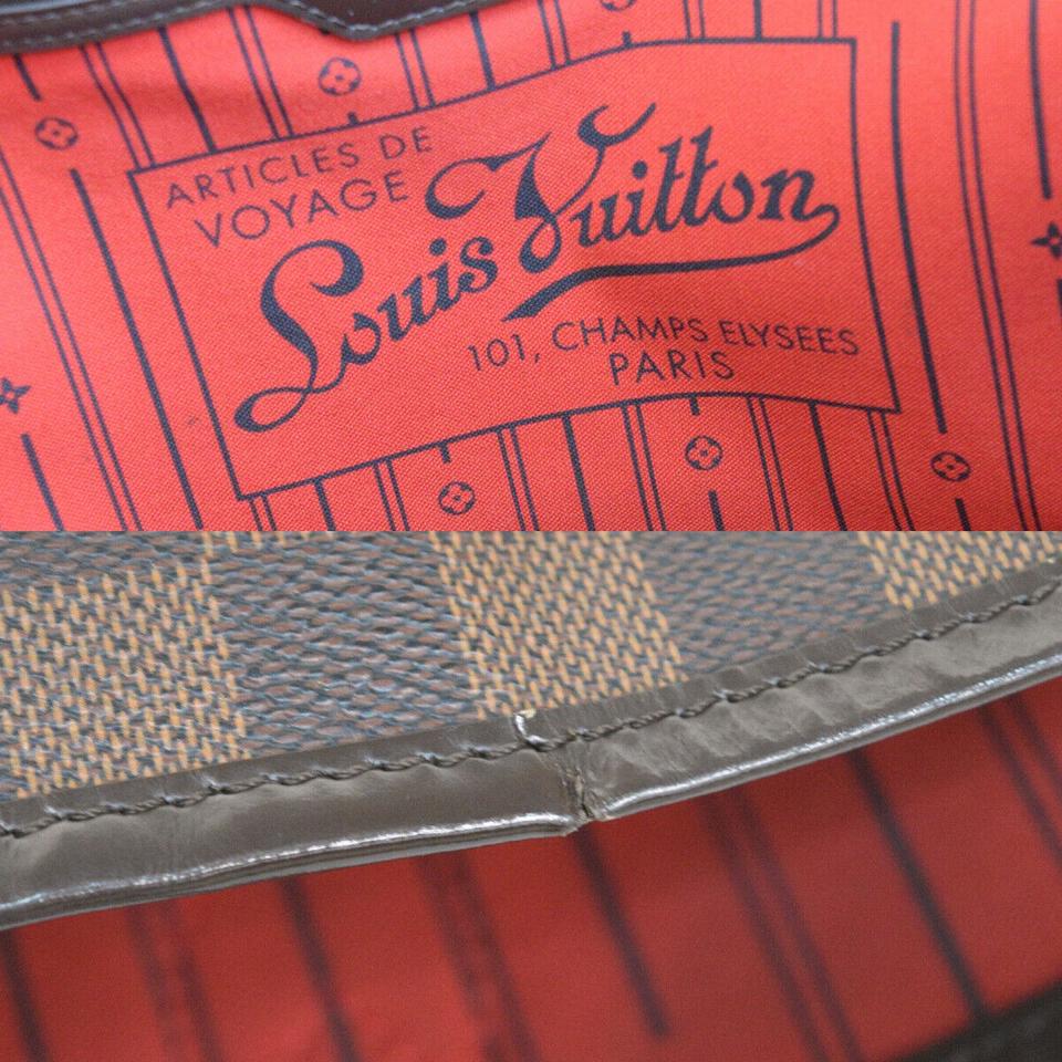 Louis Vuitton Neverfull Gm Brown Damier Ébène Canvas Tote