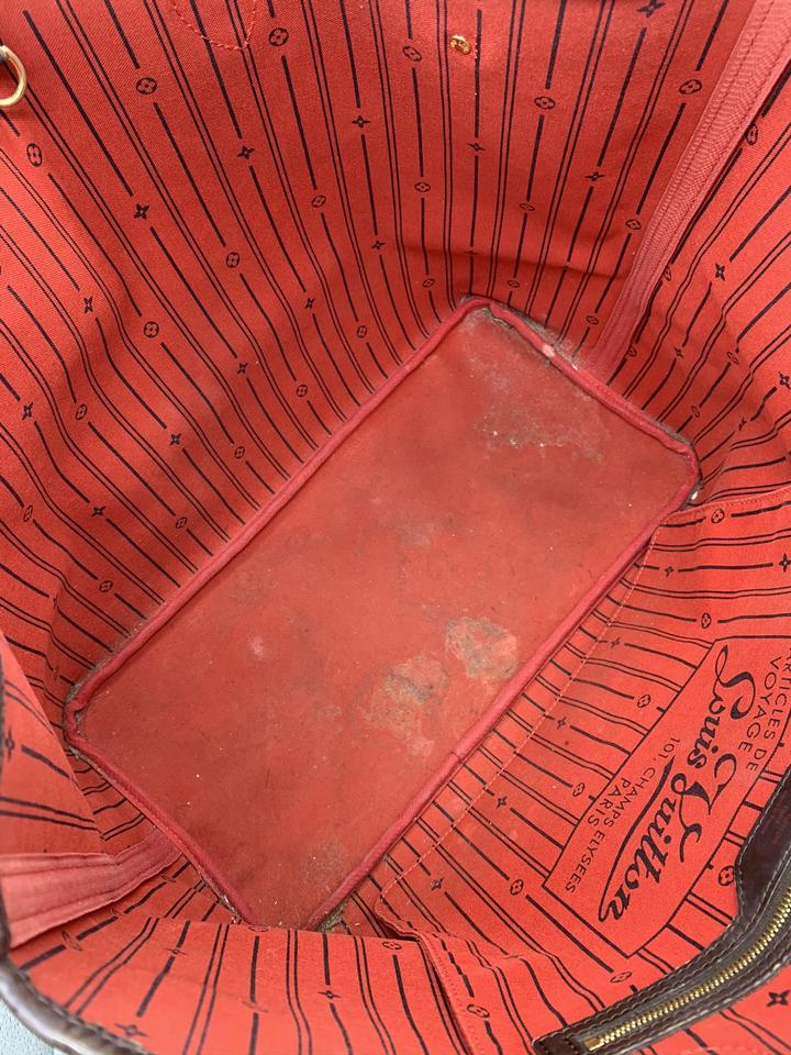 Louis Vuitton Neverfull Gm Brown Damier Ébène Canvas Tote