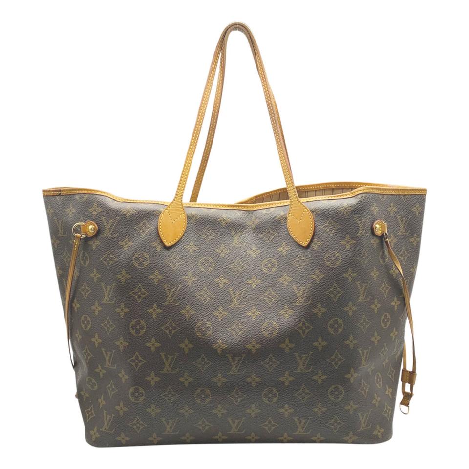 Louis Vuitton Neverfull Gm Brown Monogram Canvas Tote