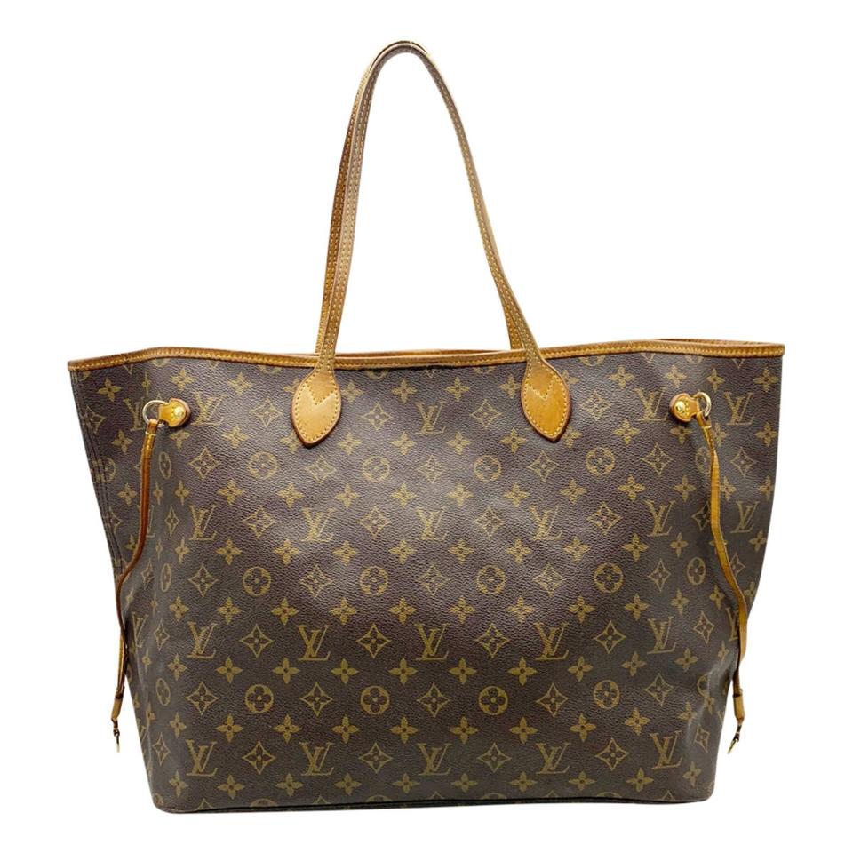 Louis Vuitton Neverfull Gm Brown Monogram Canvas Tote