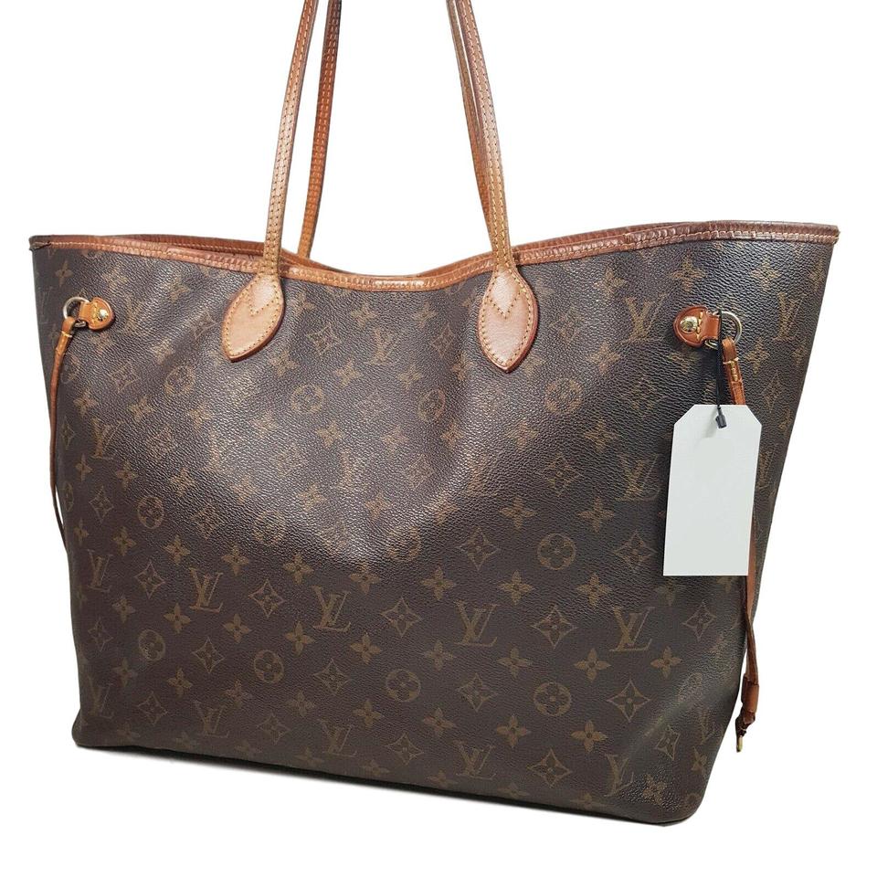 Louis Vuitton Neverfull Gm Brown Monogram Canvas Tote