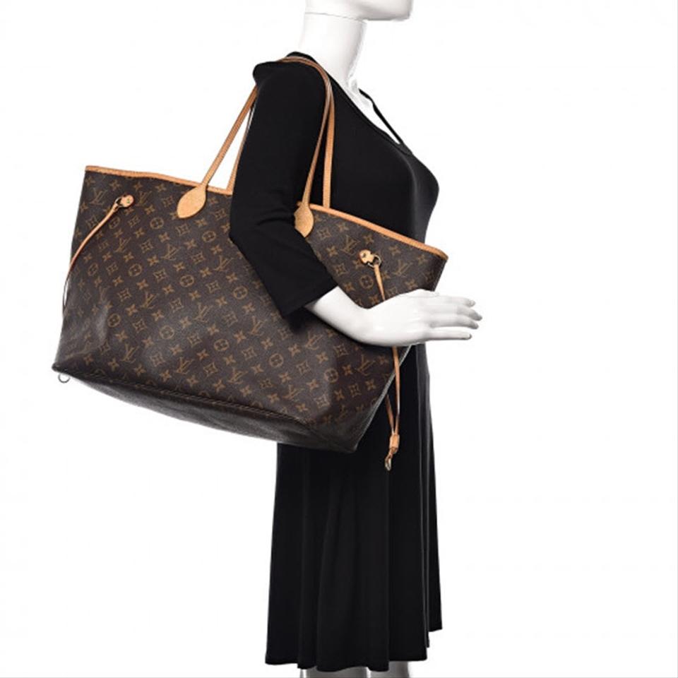 Louis Vuitton Neverfull Gm Brown Monogram Canvas Tote