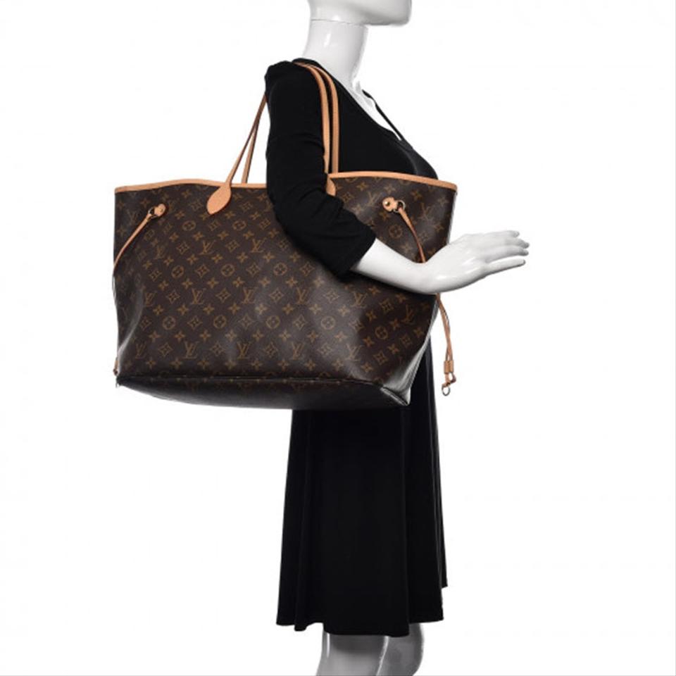 Louis Vuitton Neverfull Gm Brown Monogram Canvas Tote