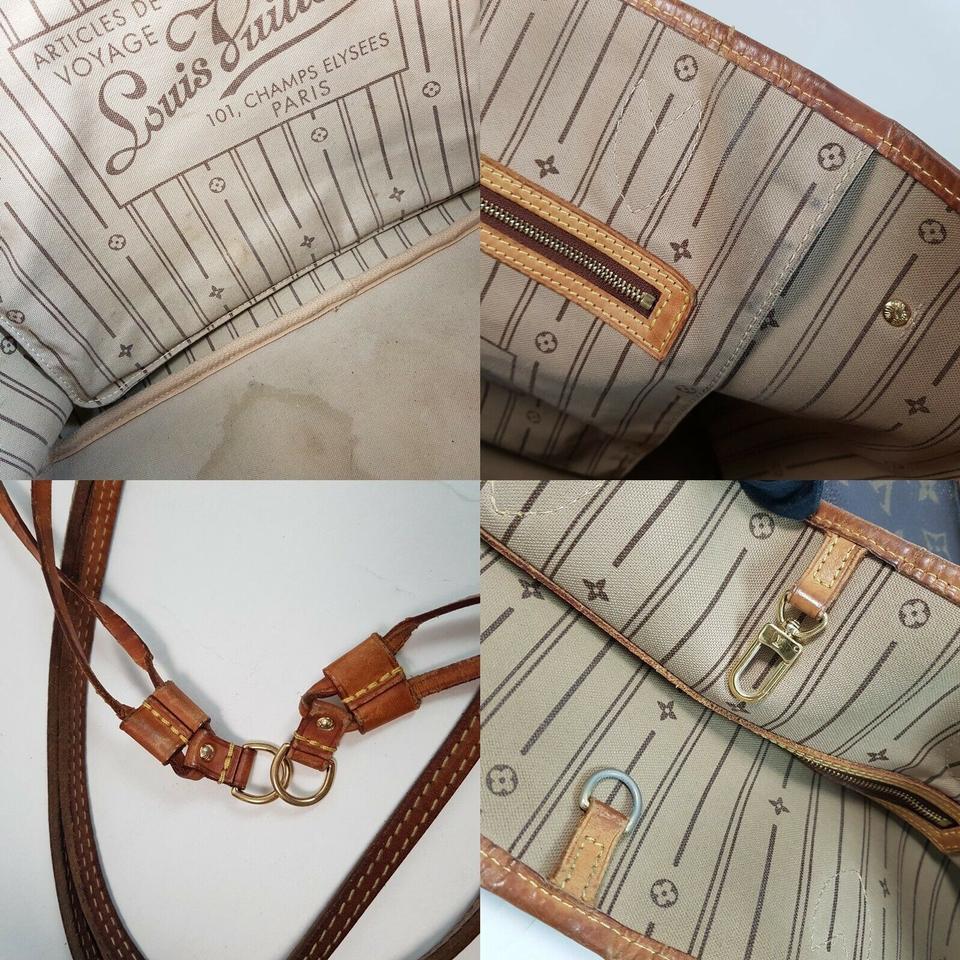 Louis Vuitton Neverfull Gm Brown Monogram Canvas Tote