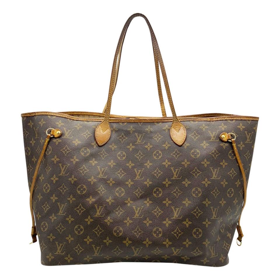 Louis Vuitton Neverfull Gm Brown Monogram Canvas Tote