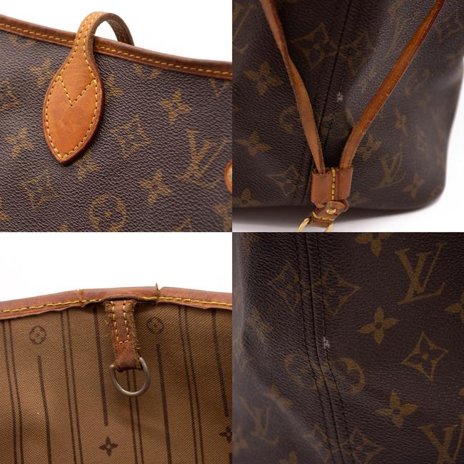 Louis Vuitton Neverfull Gm Brown Monogram Canvas Tote