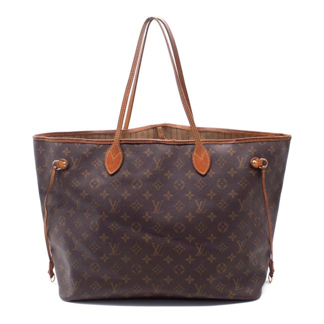Louis Vuitton Neverfull Gm Brown Monogram Canvas Tote