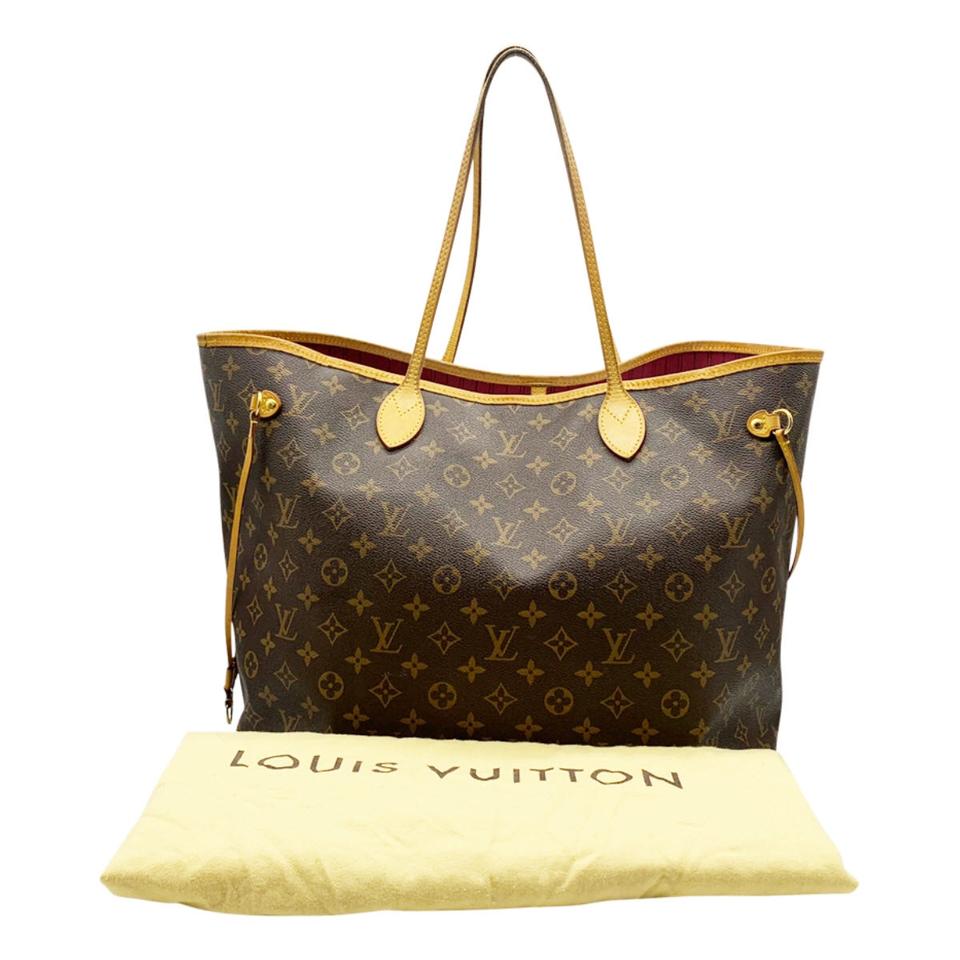Louis Vuitton Neverfull Gm Pivoine Brown Monogram Canvas Tote
