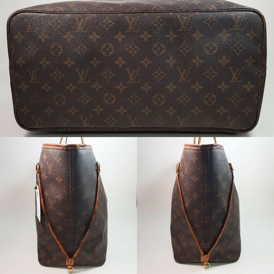 Louis Vuitton Neverfull Gm Brown Monogram Canvas Tote