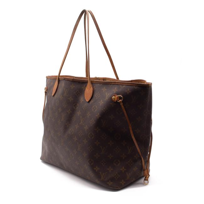 Louis Vuitton Neverfull Gm Brown Monogram Canvas Tote