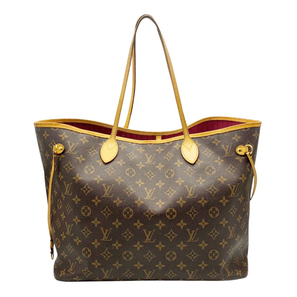 Louis Vuitton Neverfull Gm Pivoine Brown Monogram Canvas Tote