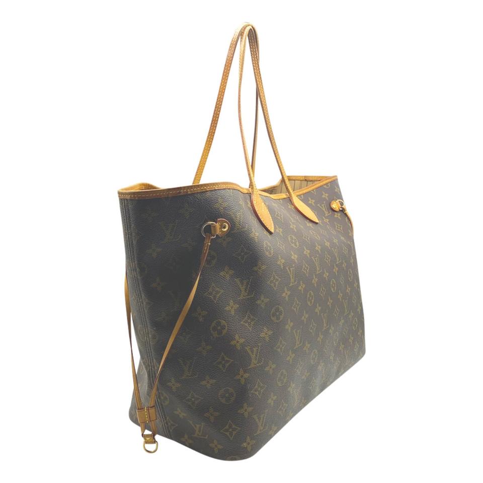 Louis Vuitton Neverfull Gm Brown Monogram Canvas Tote