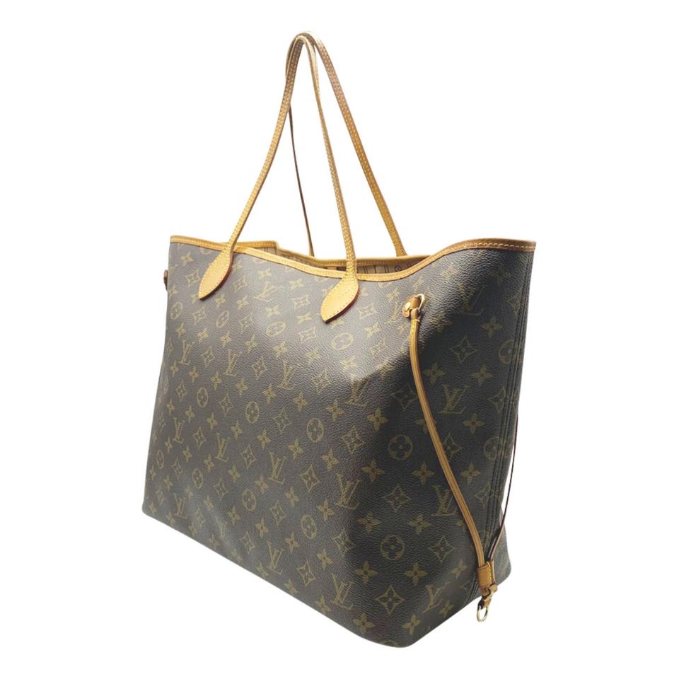 Louis Vuitton Neverfull Gm Brown Monogram Canvas Tote