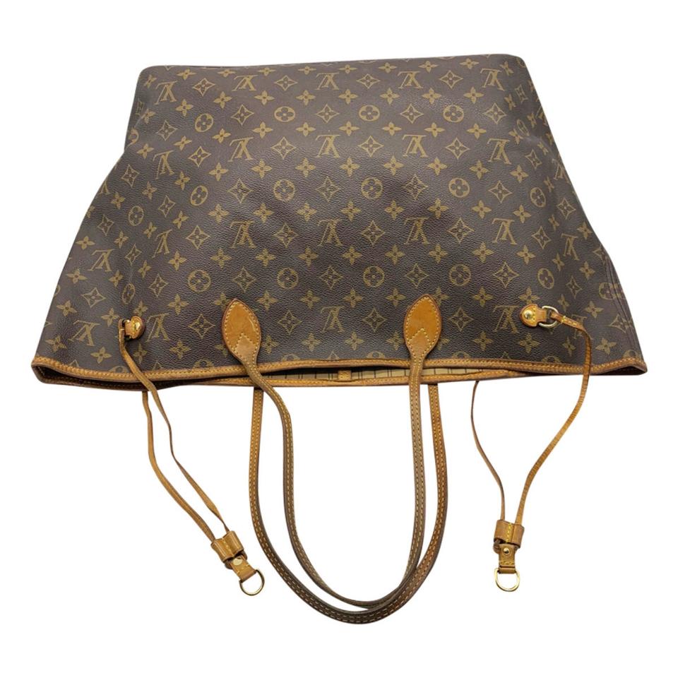 Louis Vuitton Neverfull Gm Brown Monogram Canvas Tote