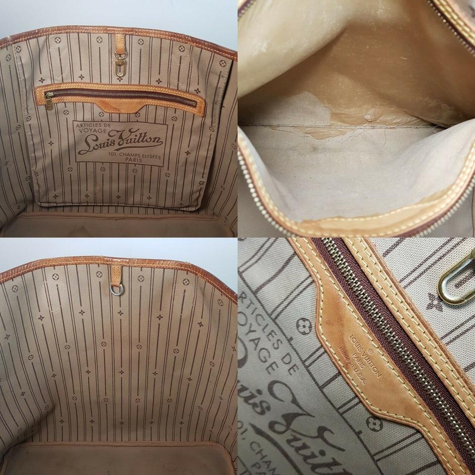 Louis Vuitton Neverfull Gm Brown Monogram Canvas Tote