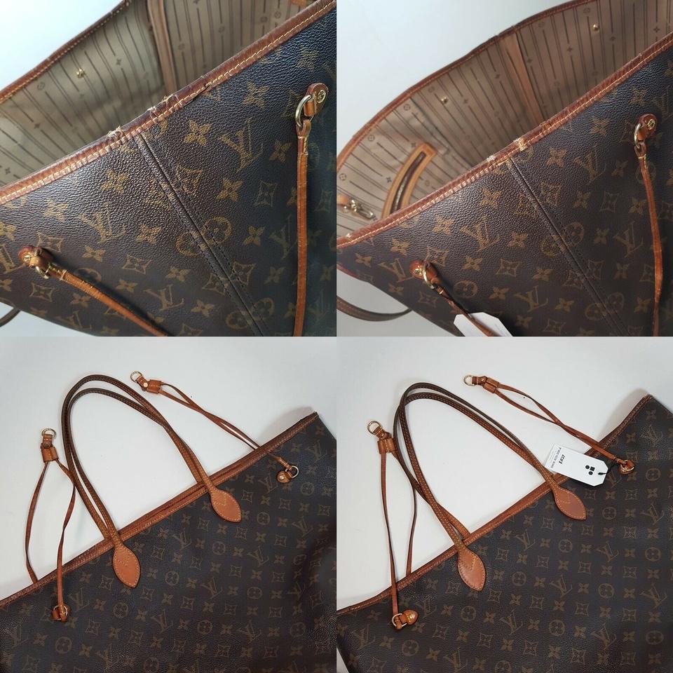 Louis Vuitton Neverfull Gm Brown Monogram Canvas Tote
