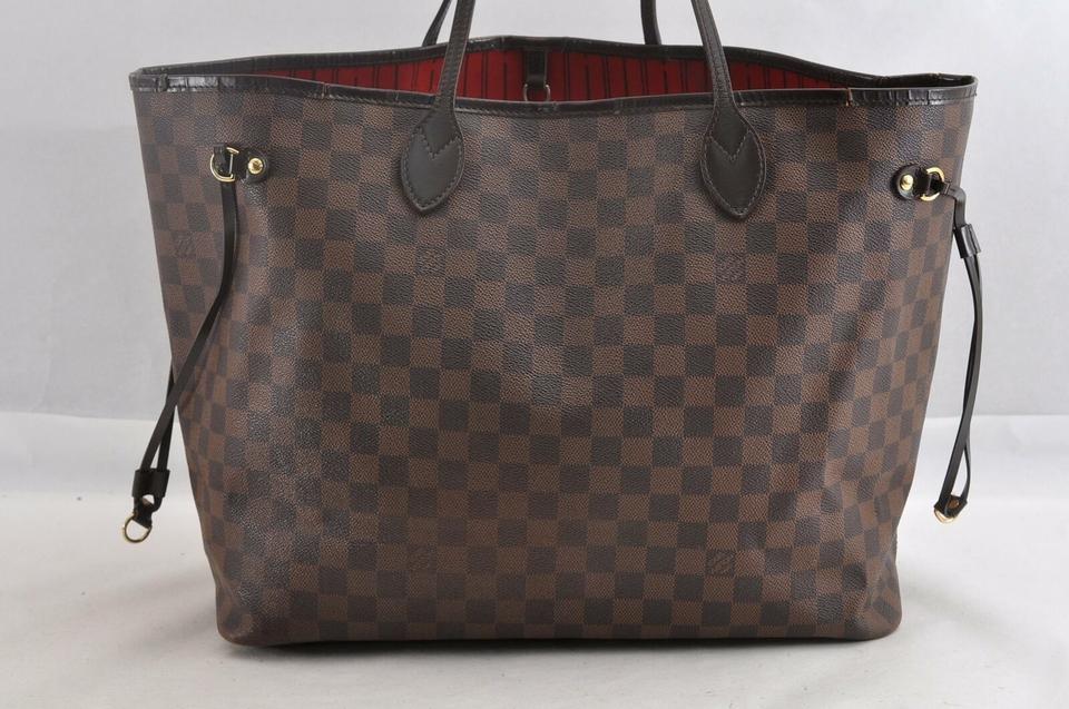 Louis Vuitton Neverfull Gm Damier Ebene Brown Canvas Tote