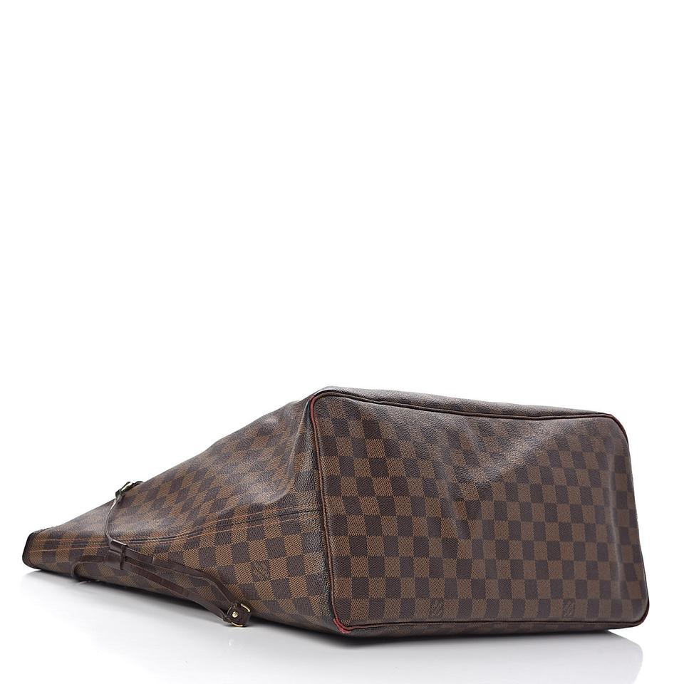 Louis Vuitton Neverfull Gm Damier Ebene Brown Coated Canvas Tote
