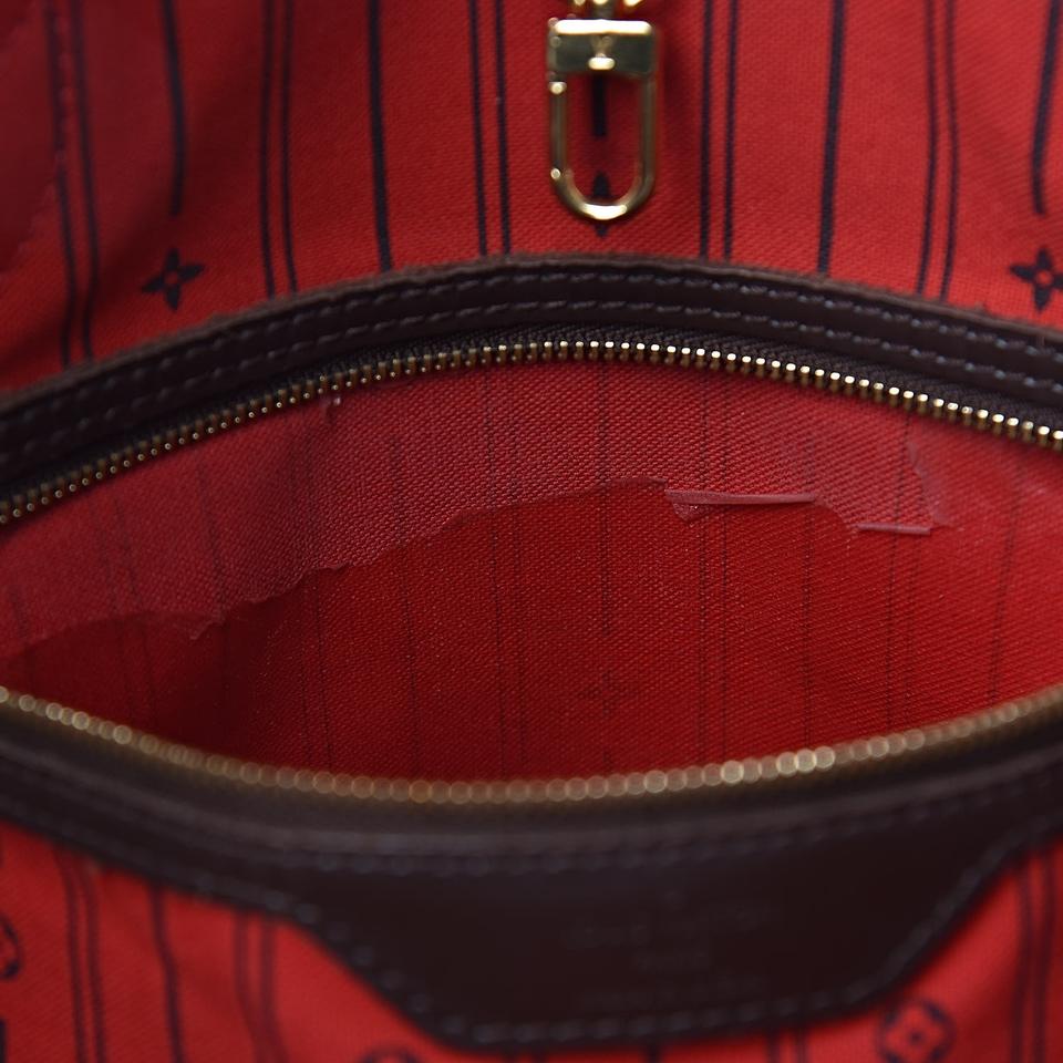 Louis Vuitton Neverfull Gm Damier Ebene Brown Coated Canvas Tote