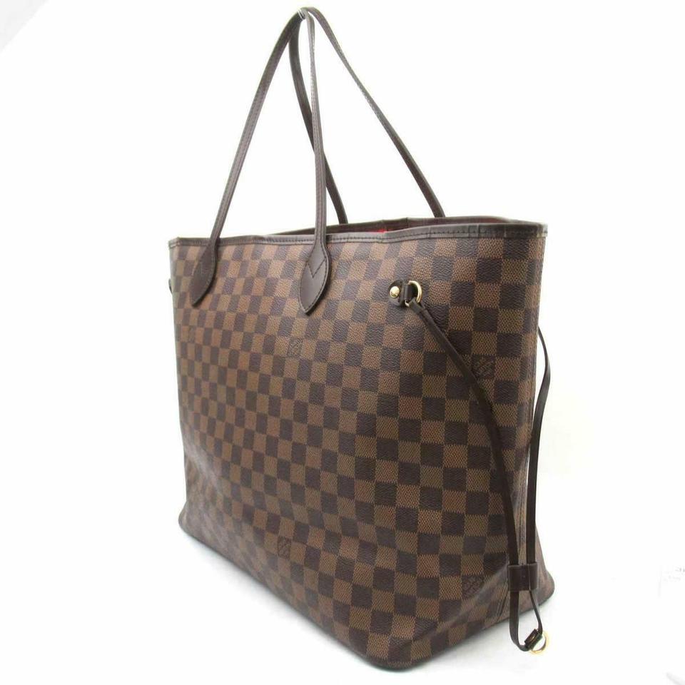 Louis Vuitton Neverfull Gm Ebene Brown Damier Canvas Tote