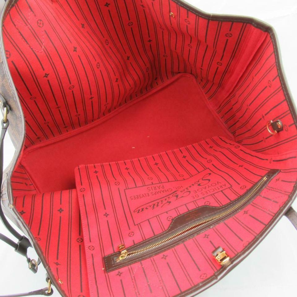 Louis Vuitton Neverfull Gm Ebene Brown Damier Canvas Tote