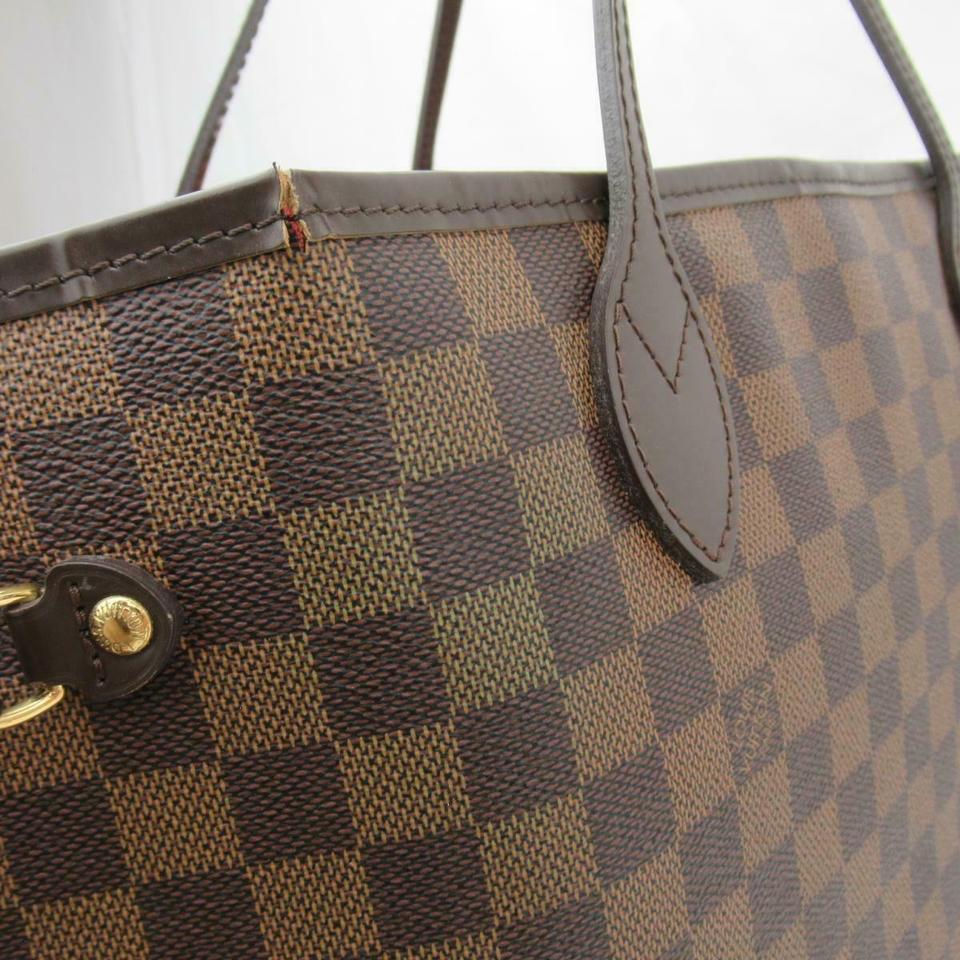 Louis Vuitton Neverfull Gm Ebene Brown Damier Canvas Tote