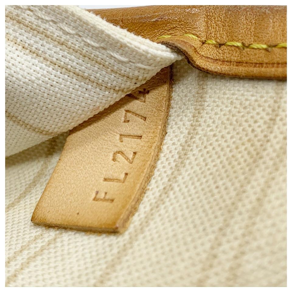 Louis Vuitton Neverfull Gm White Damier Azur Canvas Tote