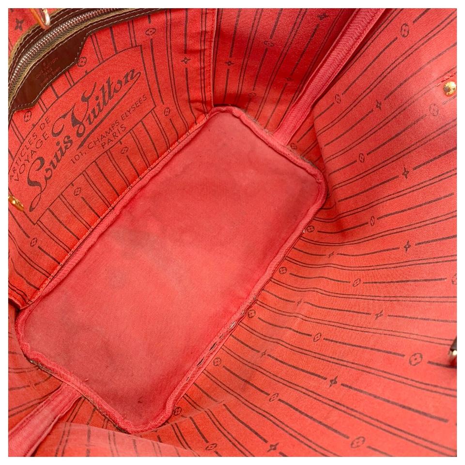 Louis Vuitton Neverfull Mm Brown Damier Ebene Canvas Tote