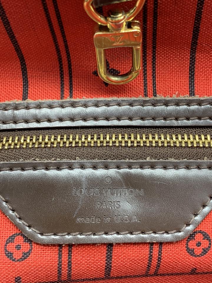 Louis Vuitton Neverfull Mm Brown Damier Ébène Canvas Tote