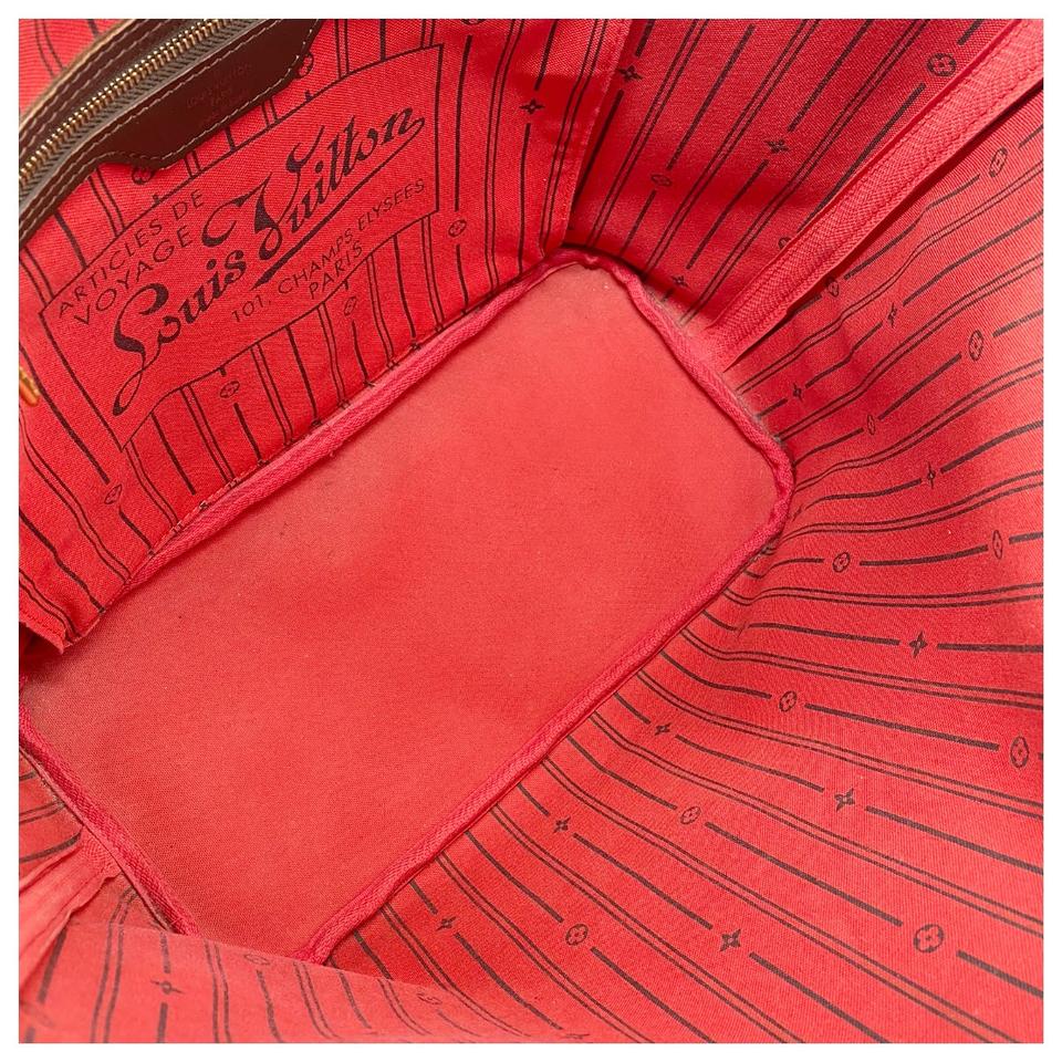 Louis Vuitton Neverfull Mm Brown Damier Ebene Canvas Tote