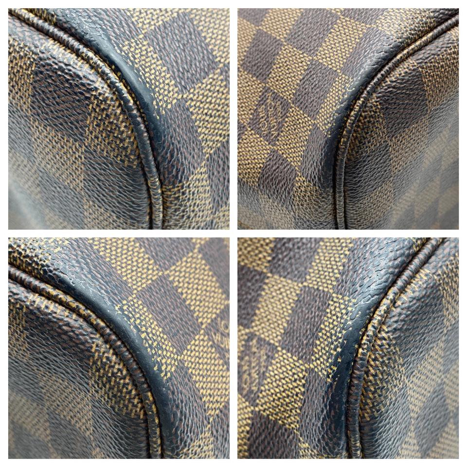 Louis Vuitton Neverfull Mm Brown Damier Ebene Canvas Tote