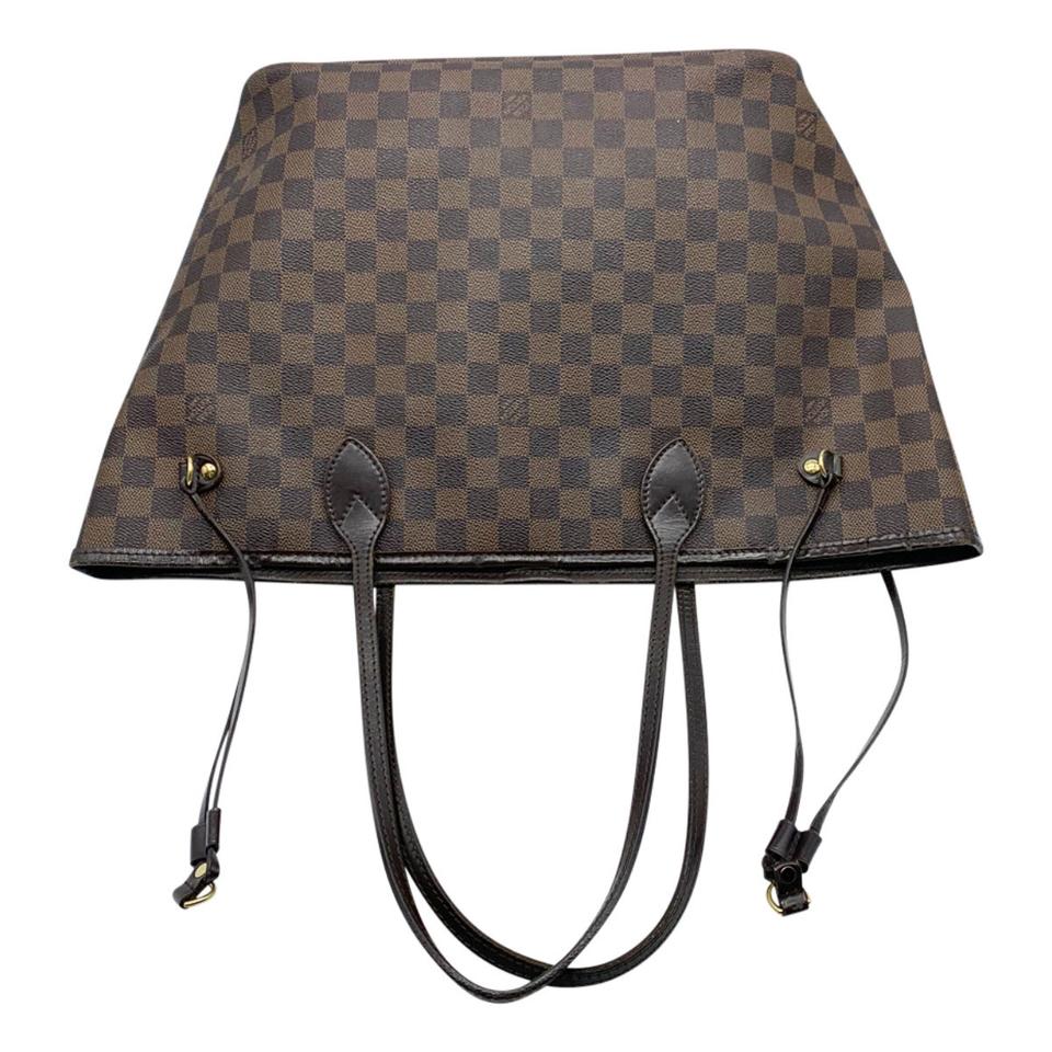 Louis Vuitton Neverfull Mm Brown Damier Ébène Canvas Tote