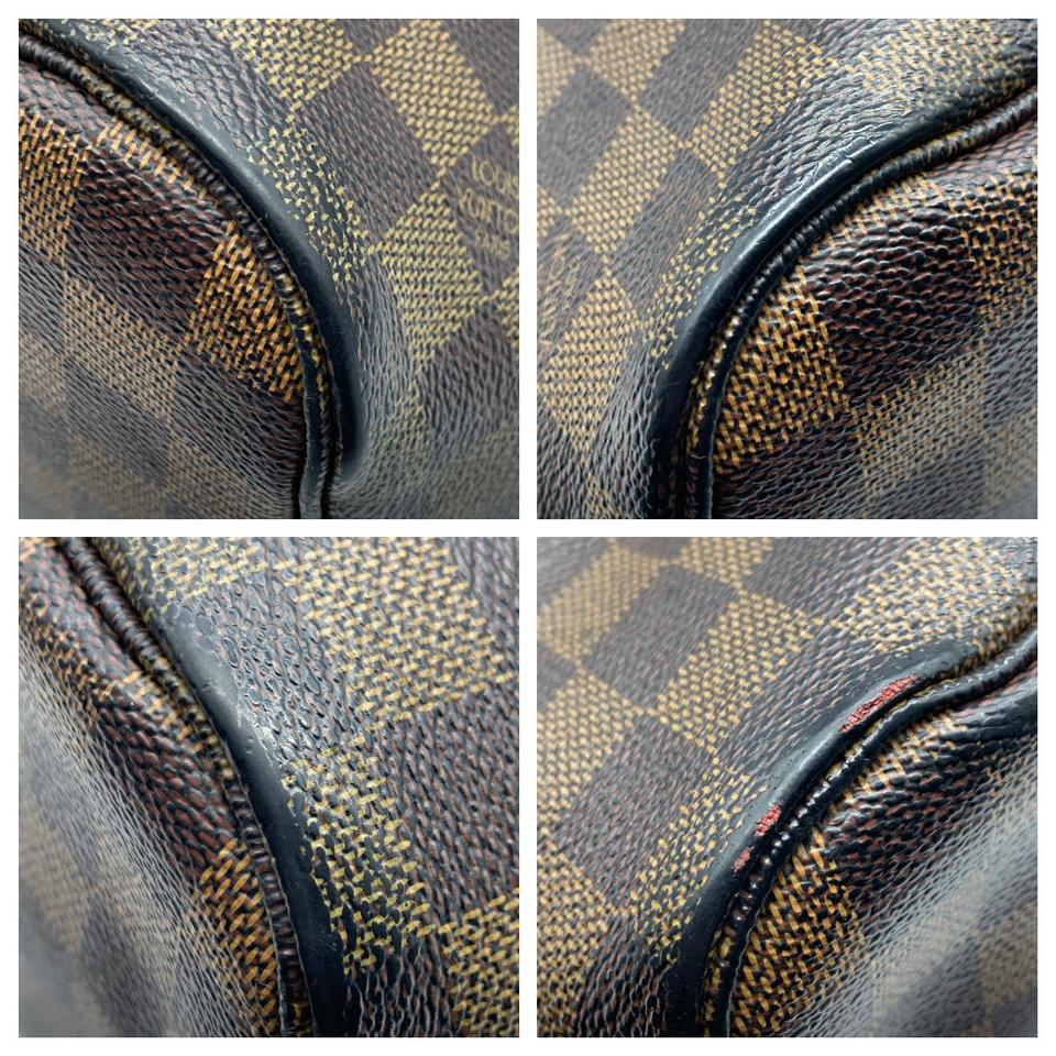 Louis Vuitton Neverfull Mm Brown Damier Ebene Canvas Tote