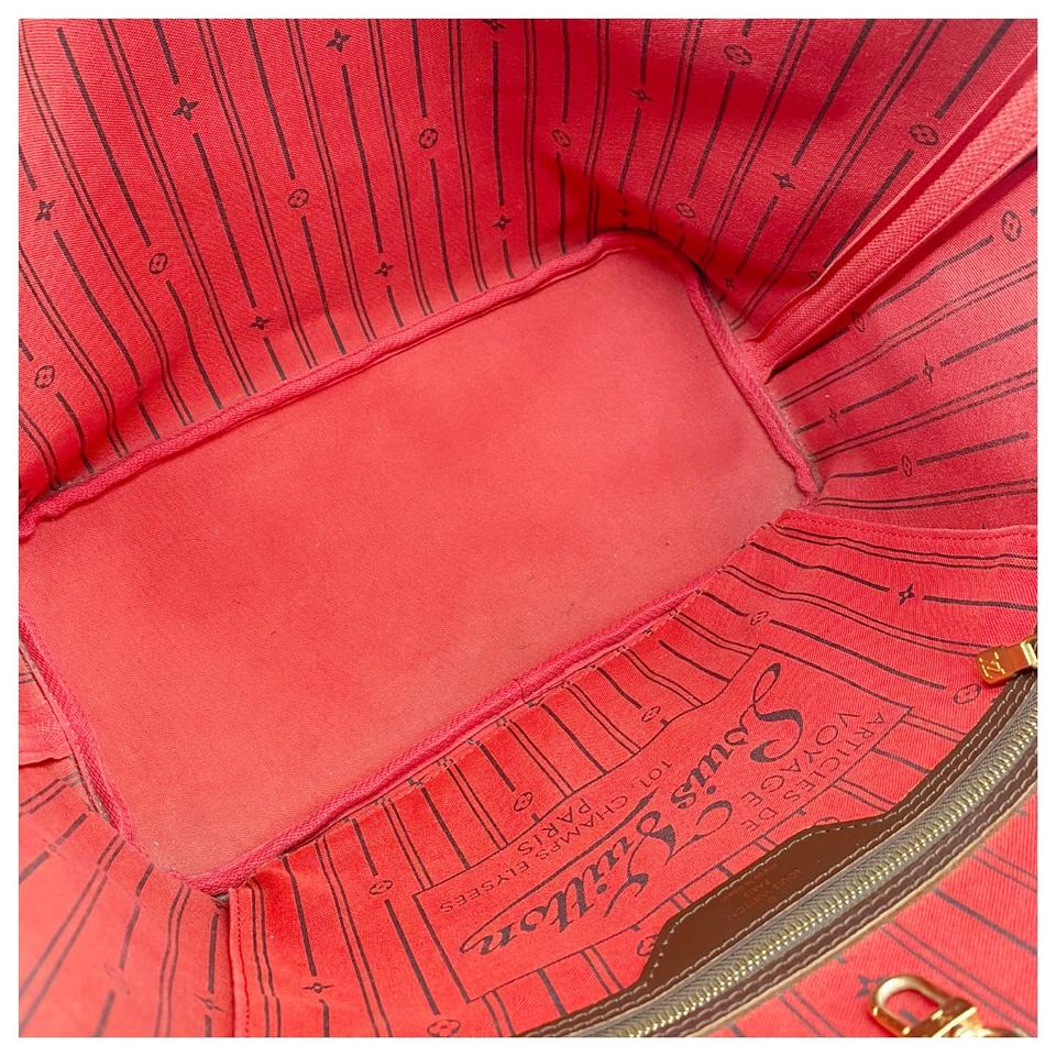 Louis Vuitton Neverfull Mm Brown Damier Ebene Canvas Tote