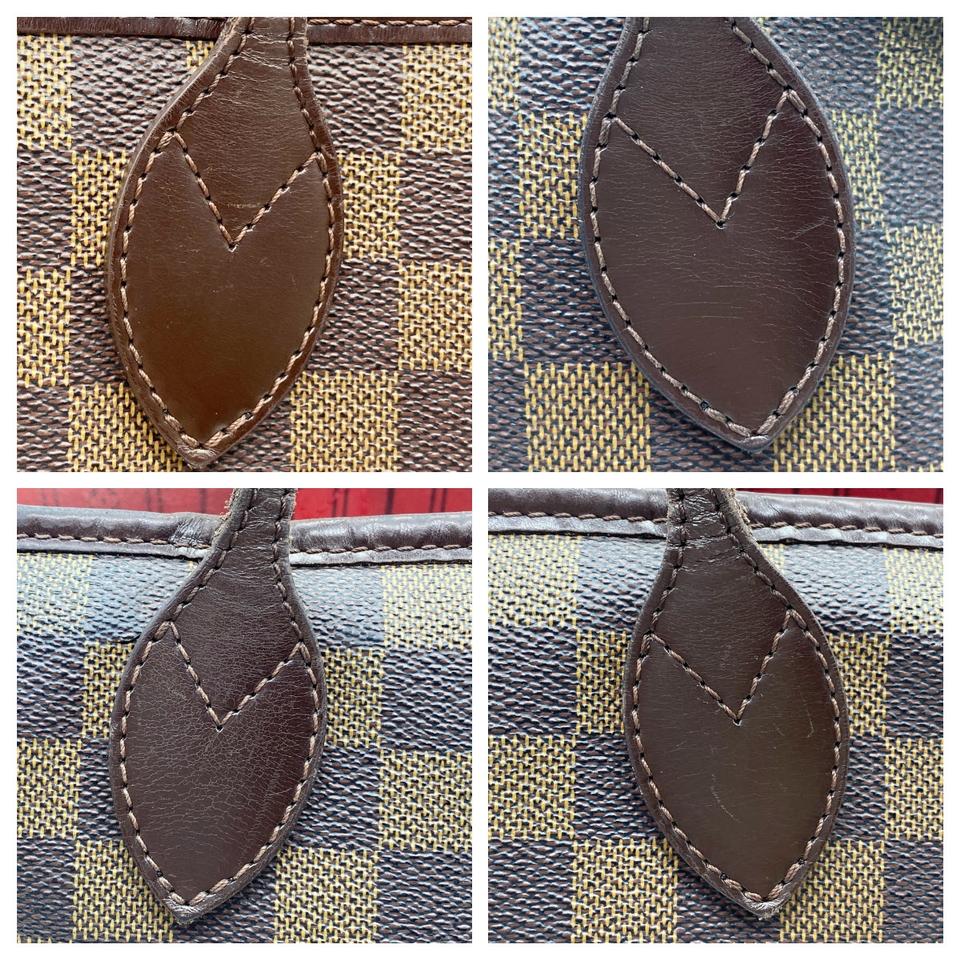 Louis Vuitton Neverfull Mm Brown Damier Ebene Canvas Tote