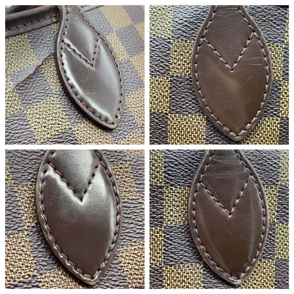 Louis Vuitton Neverfull Mm Brown Damier Ebene Canvas Tote