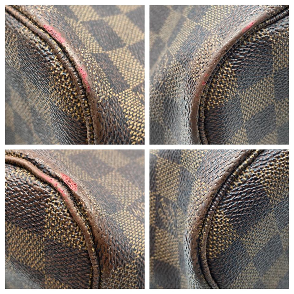 Louis Vuitton Neverfull Mm Brown Damier Ebene Canvas Tote