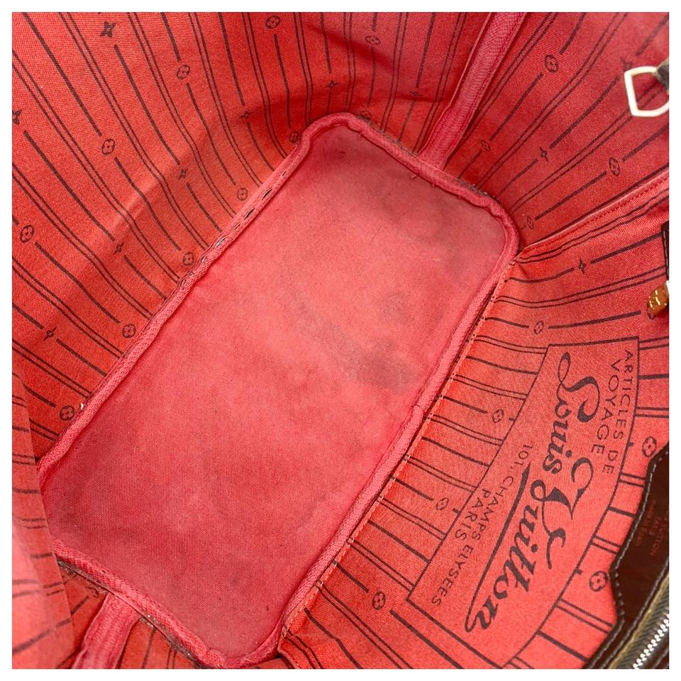 Louis Vuitton Neverfull Mm Brown Damier Ebene Canvas Tote