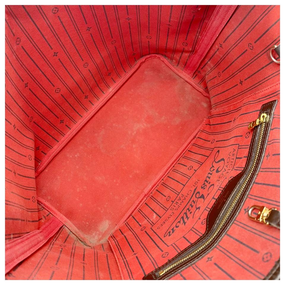 Louis Vuitton Neverfull Mm Brown Damier Ébène Canvas Tote