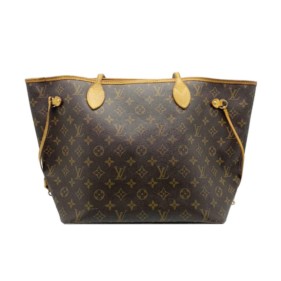 Louis Vuitton Neverfull Mm Brown Monogram Canvas Tote