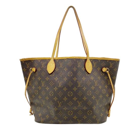 Louis Vuitton Neverfull Mm Brown Monogram Canvas Tote