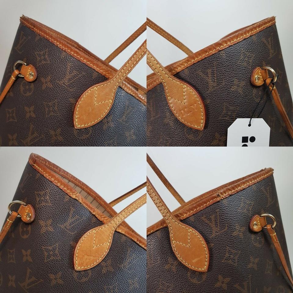 Louis Vuitton Neverfull Mm Brown Monogram Canvas Tote