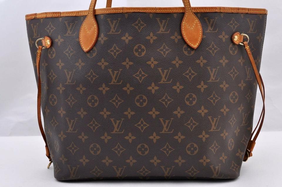 Louis Vuitton Neverfull Mm Brown Monogram Canvas Tote